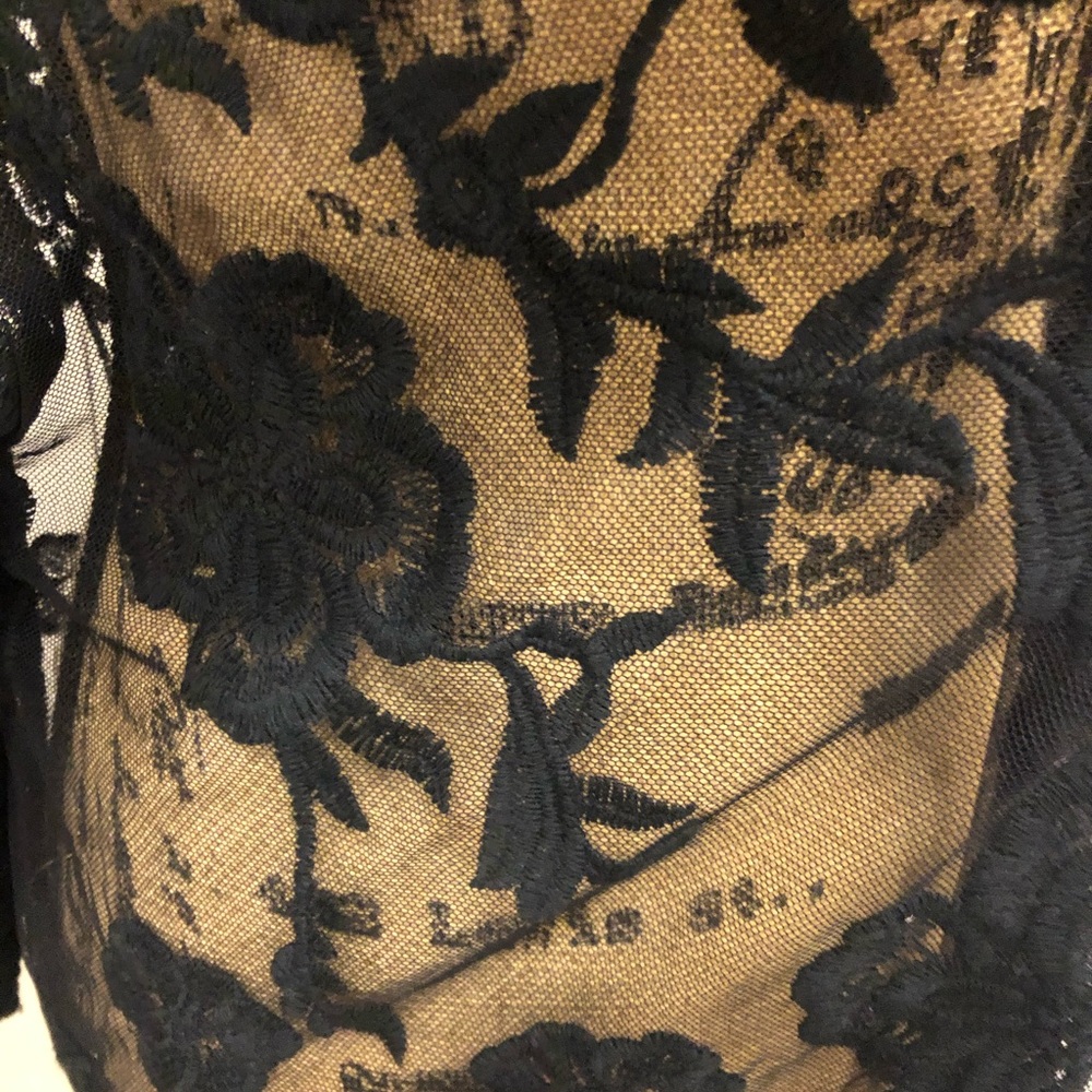 Black Lace Kimono